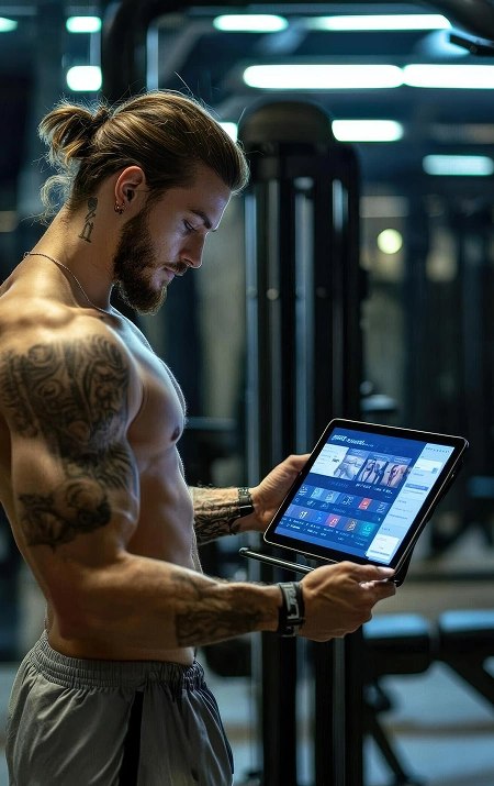 On-demand gym system management software