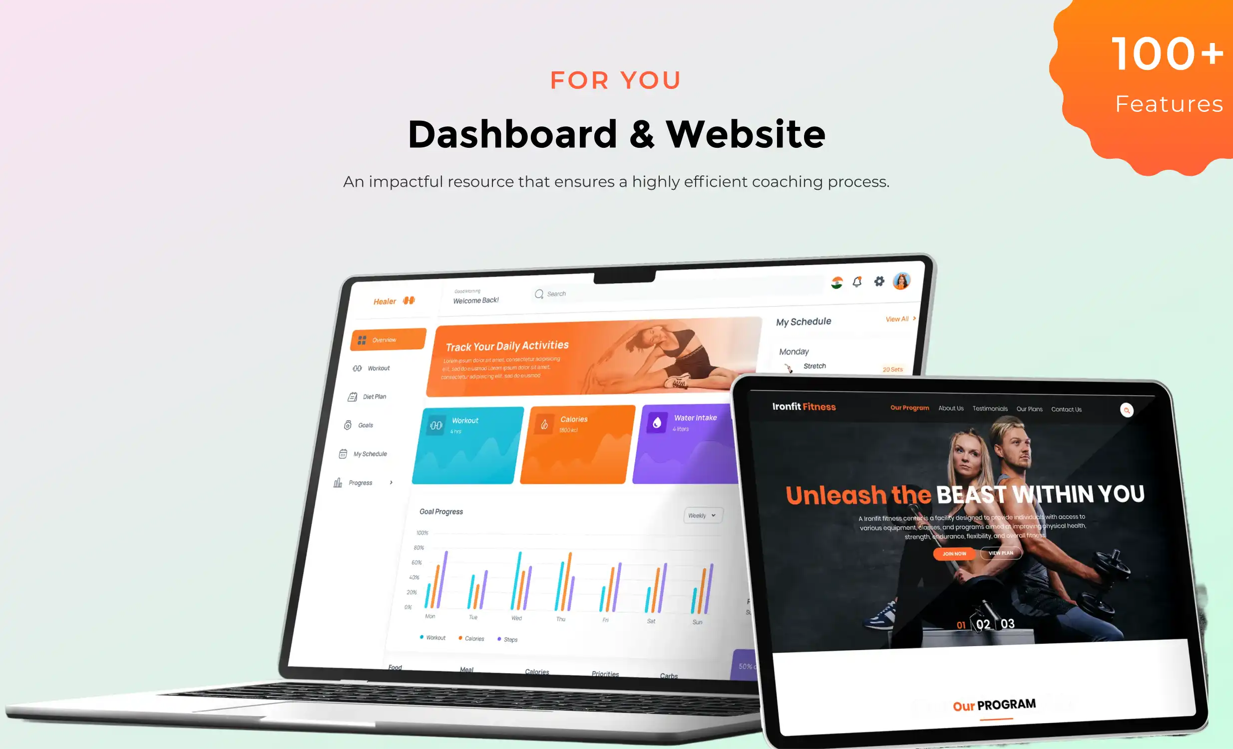 Designed Nutrition Plans for Real Results mockup 2