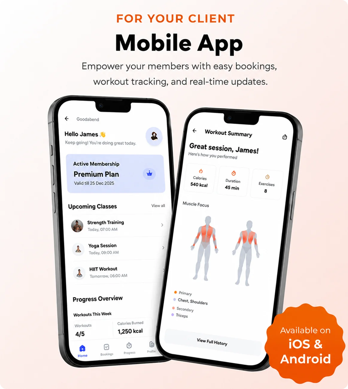 Mobile Gym App