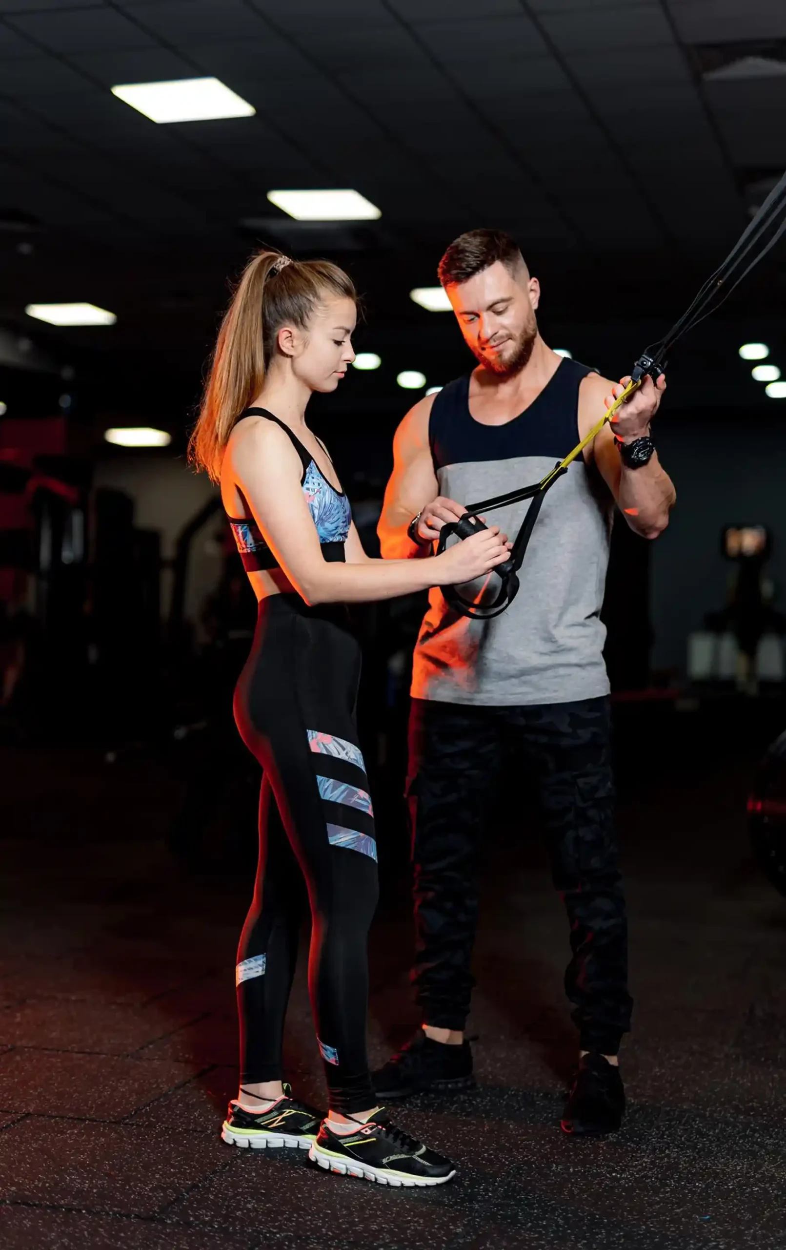 Workout app design for exercise training and fitness tracking