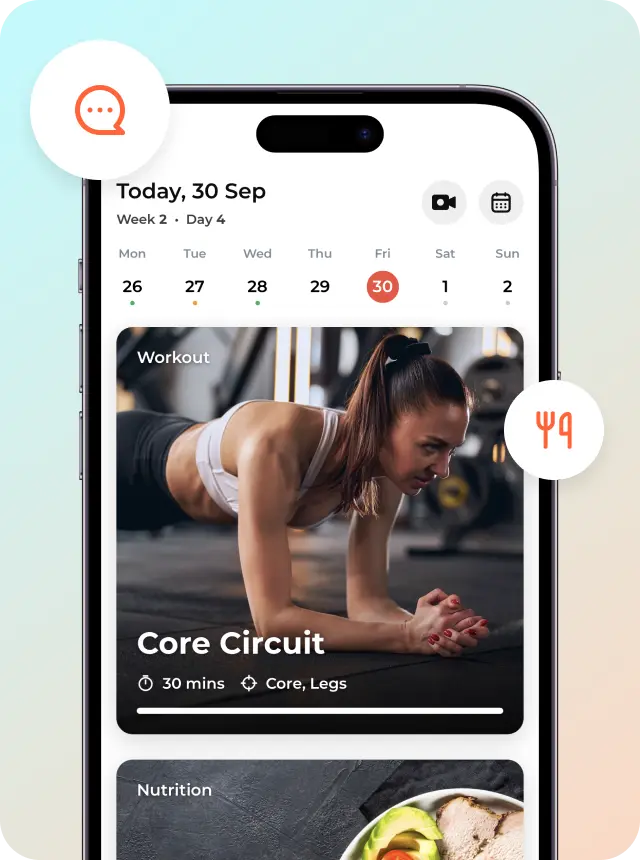 Exercise app Development smart training customization by Fitnexsolutions mockup 1