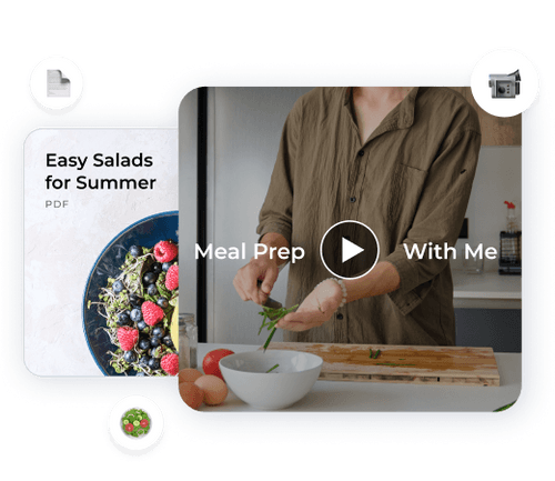 Easy client management and communication mockup