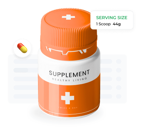 Instant supplement plans mockup