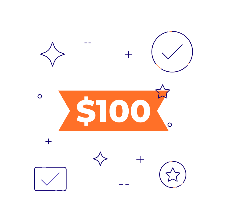 You Earn $100