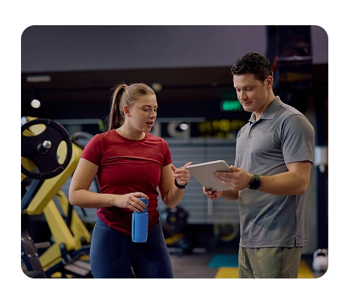 Boost Member Engagement Gym Client mockup